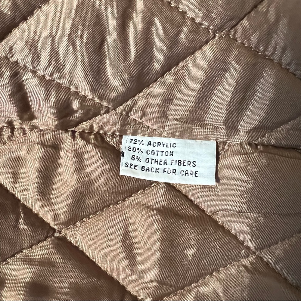 NWT INC Brown Coat with Removable Faux Fur Collar - Picture 6 of 7